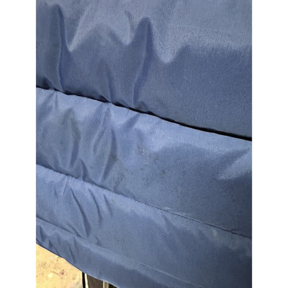 Vintage 70s Ski Daddle Duck Down Puffer Vest Mens Medium Blue Pockets VTG Skiing - Picture 5 of 7